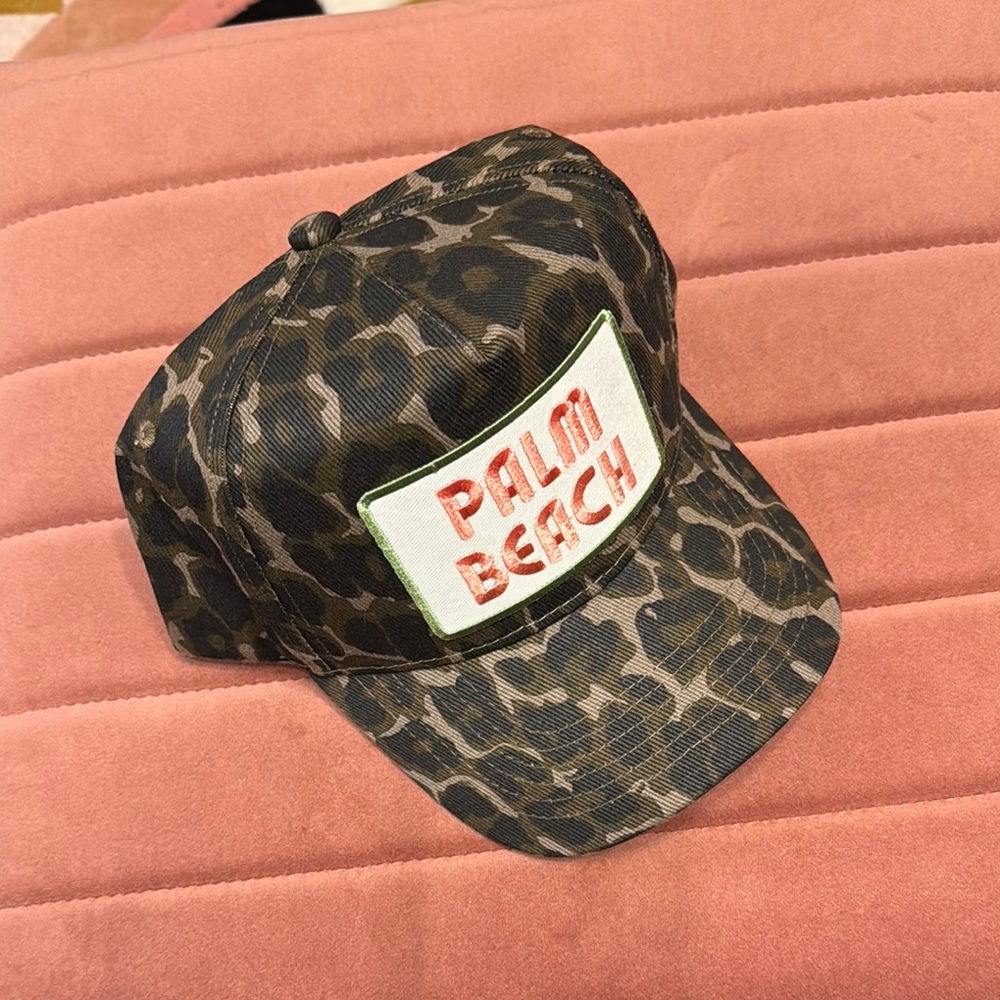 Palm Beach Leopard Trucker Hat